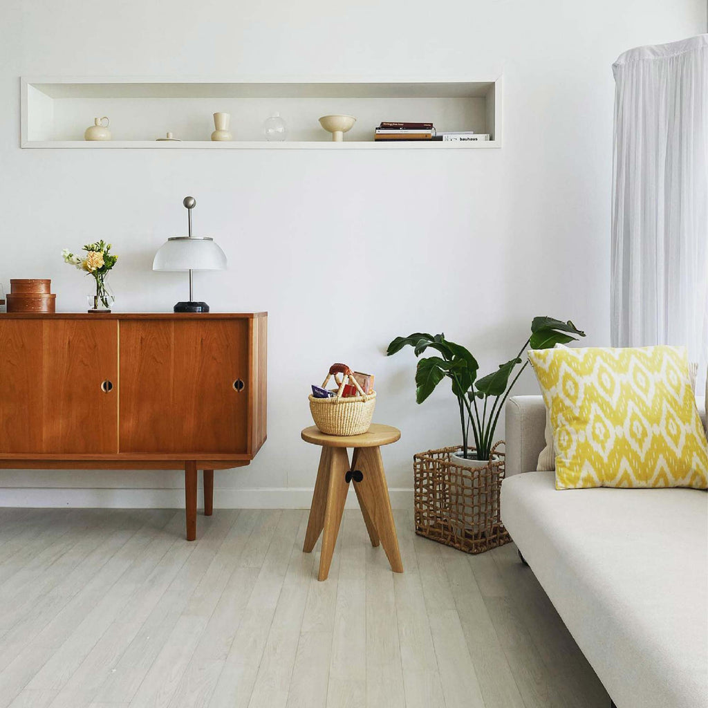 Vitra Tabouret Bois Solvay Hocker