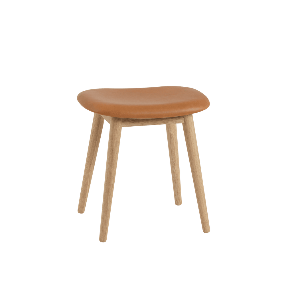 Muuto Fiber Hocker Holzgestell