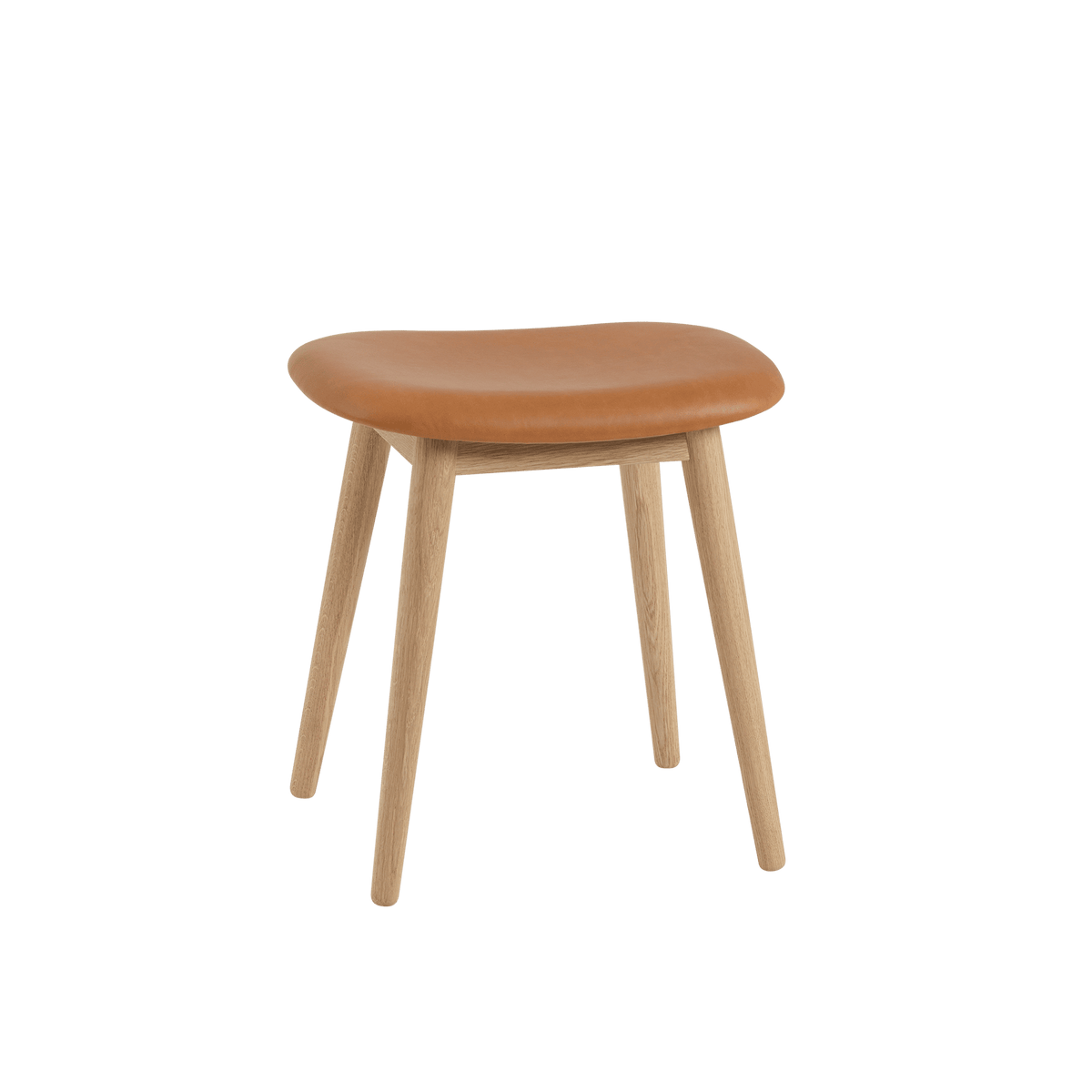 Muuto Fiber Hocker Holzgestell