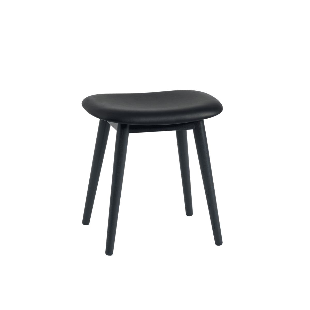 Muuto Fiber Hocker Holzgestell