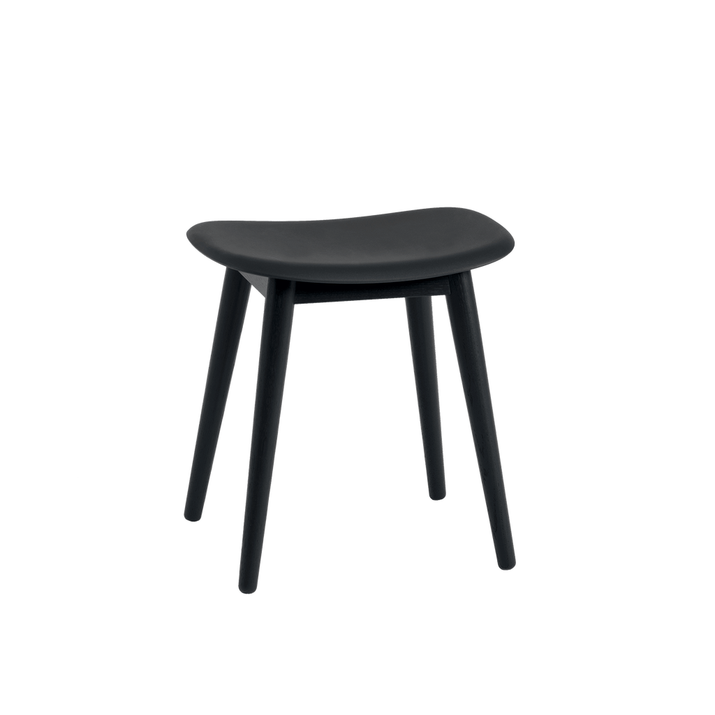 Muuto Fiber Hocker Holzgestell