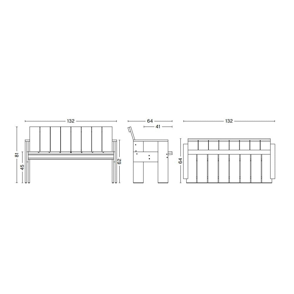 HAY Crate Gartenbank