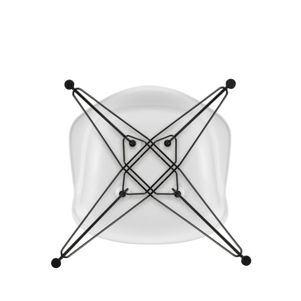 Vitra Eames Plastic Armchair DAR RE Gestell schwarz