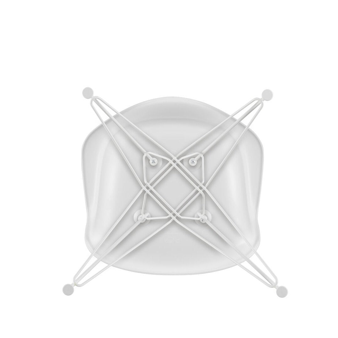 Vitra Eames Plastic Armchair DAR RE Gestell weiß