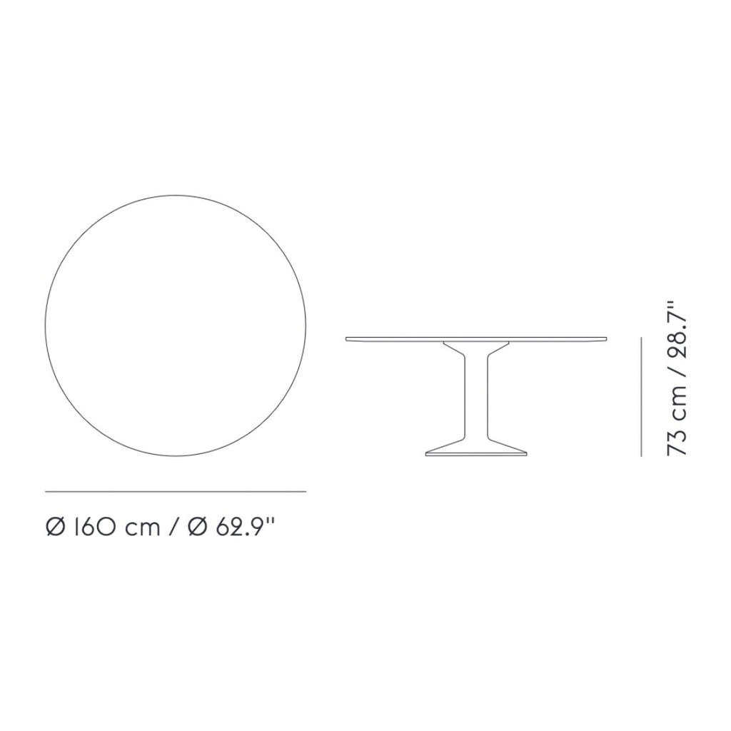 Muuto Midst Esstisch Ø160cm Eiche