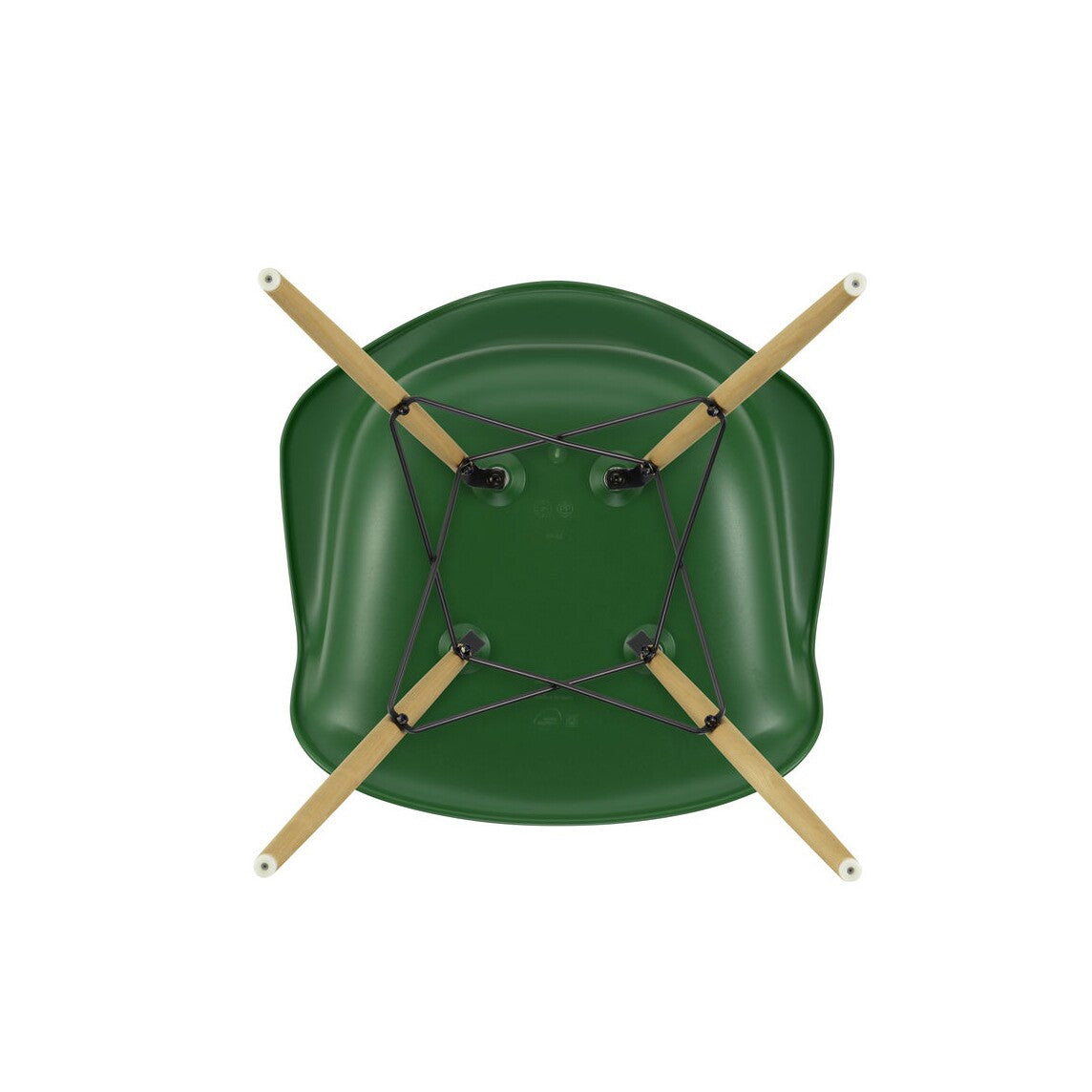 Vitra Eames Plastic Armchair DAW RE Gestell Esche
