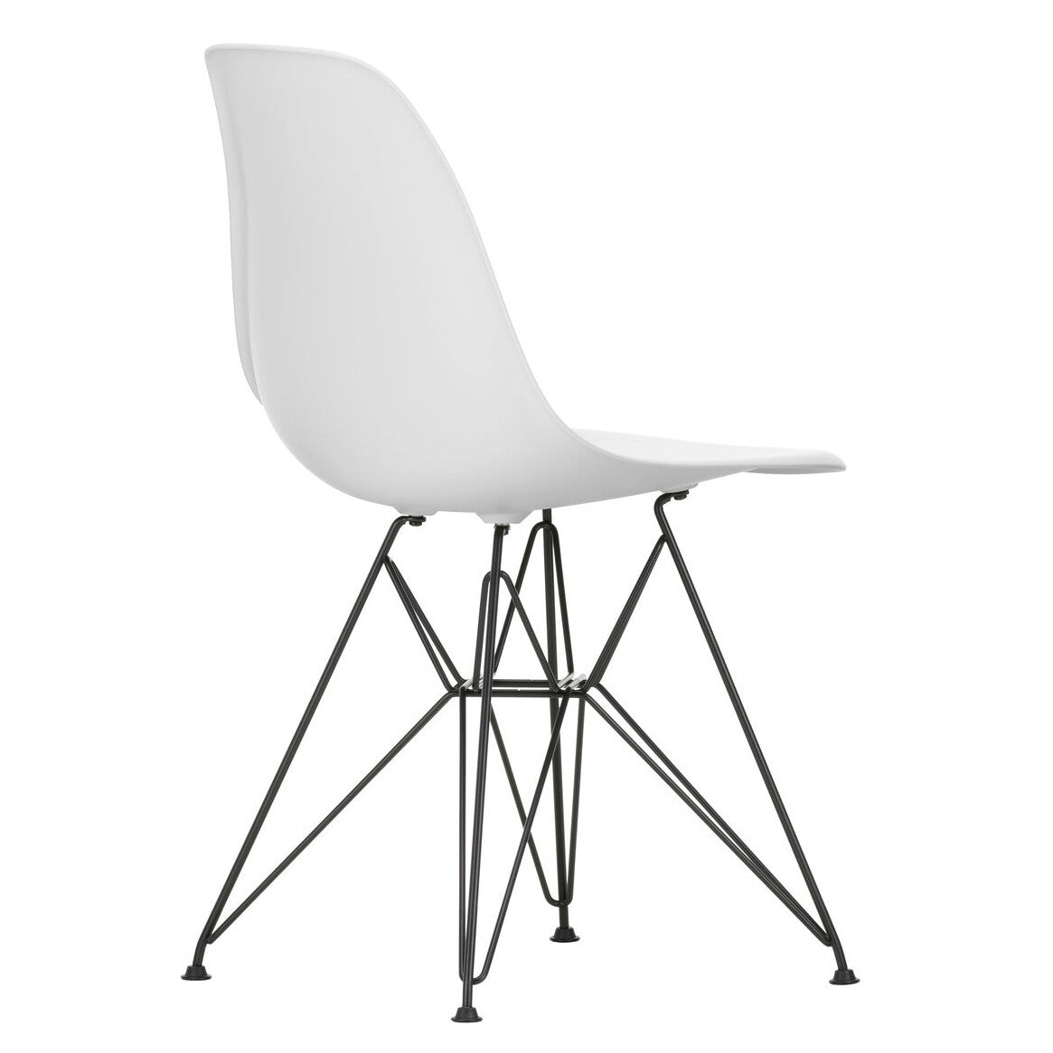 Vitra Eames Plastic Side Chair DSR RE Gestell schwarz