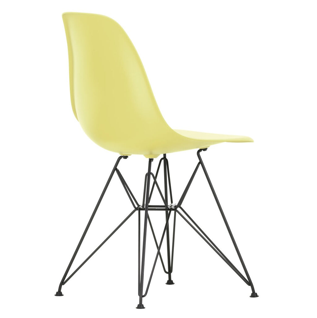Vitra Eames Plastic Side Chair DSR RE Gestell schwarz
