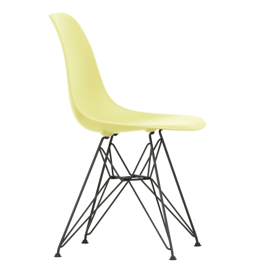 Vitra Eames Plastic Side Chair DSR RE Gestell schwarz