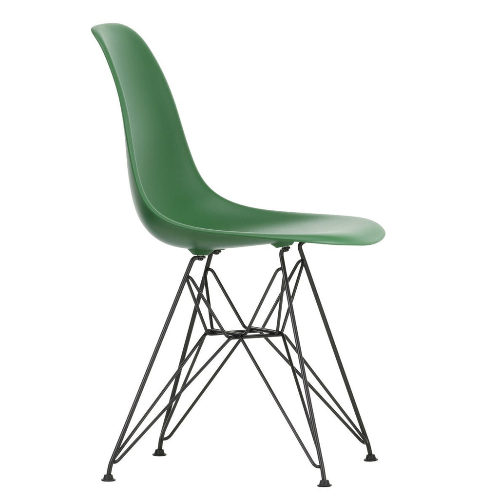Vitra Eames Plastic Side Chair DSR RE Gestell schwarz