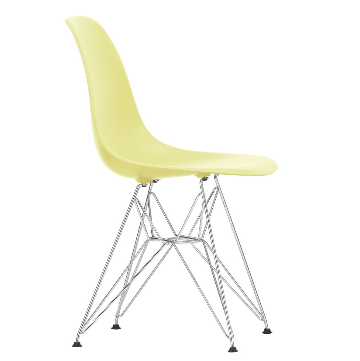 Vitra Eames Plastic Side Chair DSR RE verchromt
