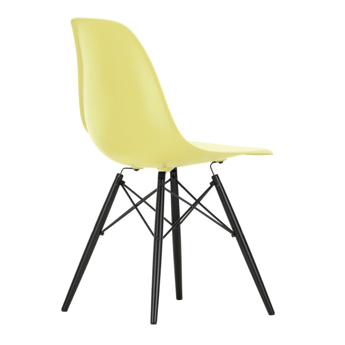 Vitra Eames Plastic Side Chair DSW RE Ahorn schwarz