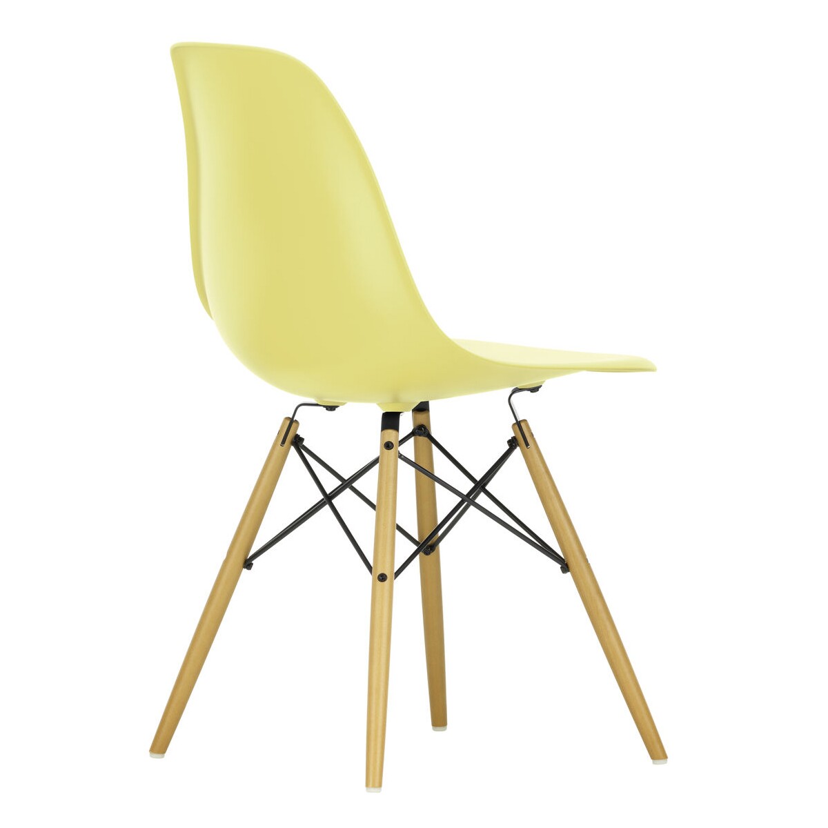 Vitra Eames Plastic Side Chair DSW RE Ahorn gelblich