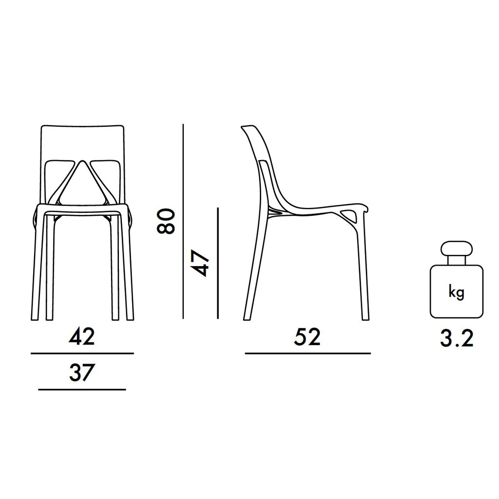 Kartell A.I. Lite Stuhl