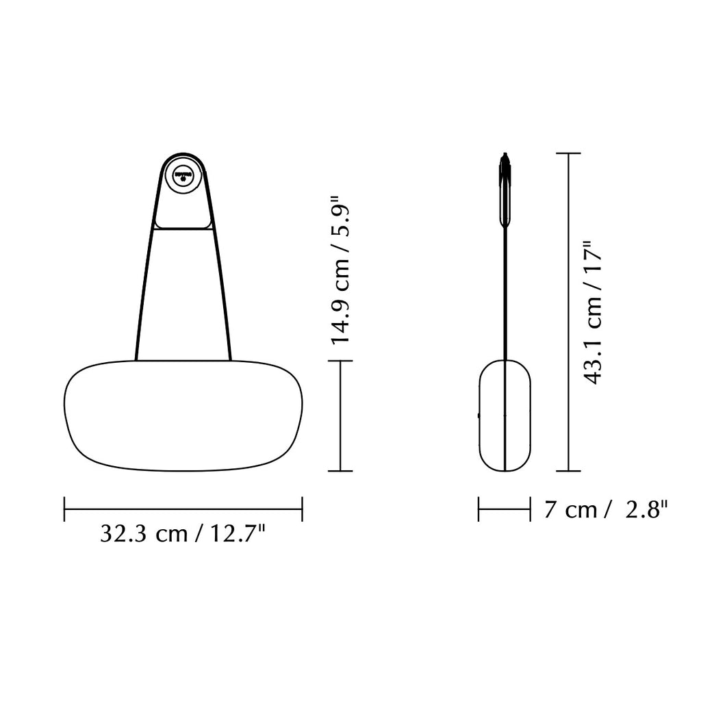 HAY Chisel Lounge Stuhl Stoff
