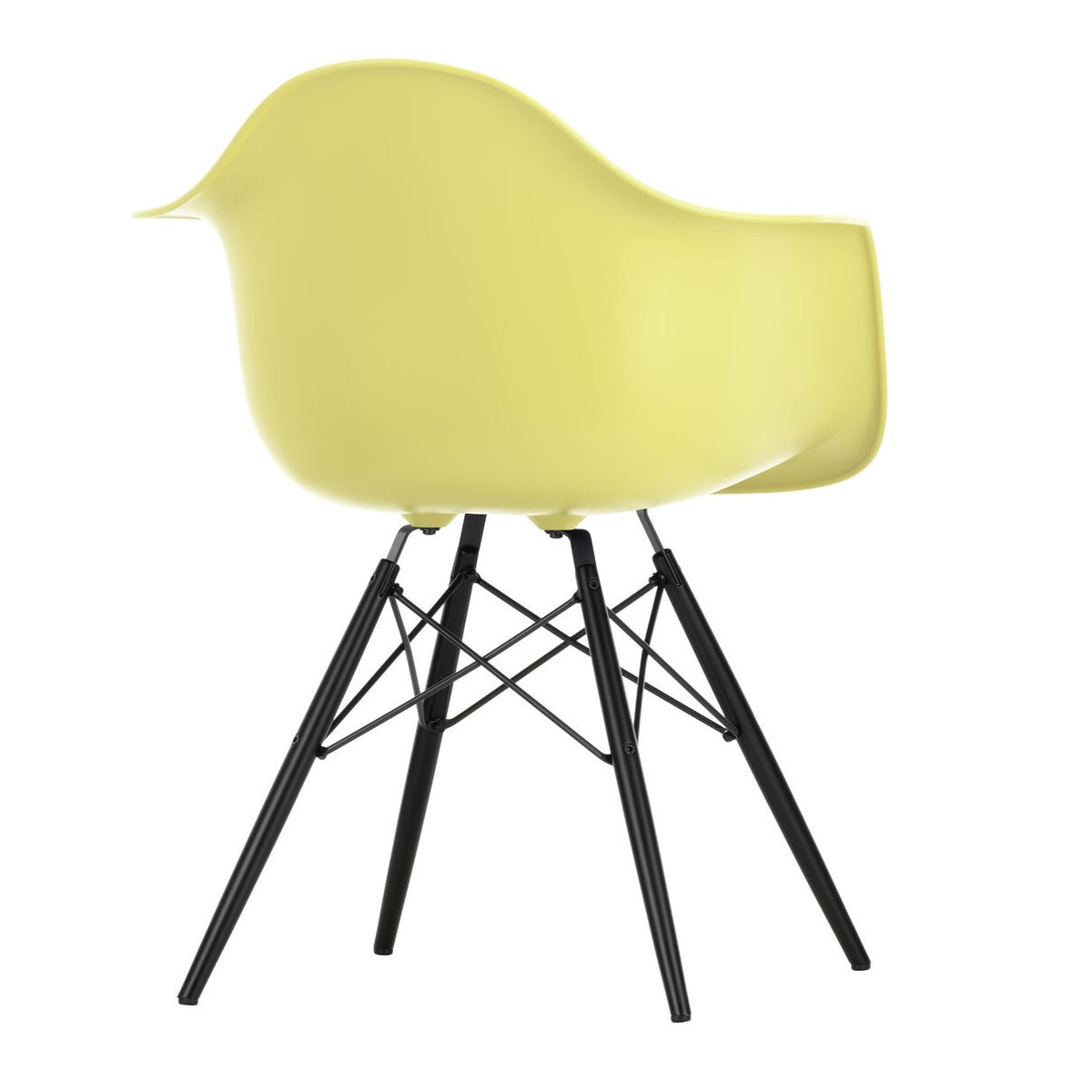 Vitra Eames Plastic Armchair DAW RE Ahorn schwarz
