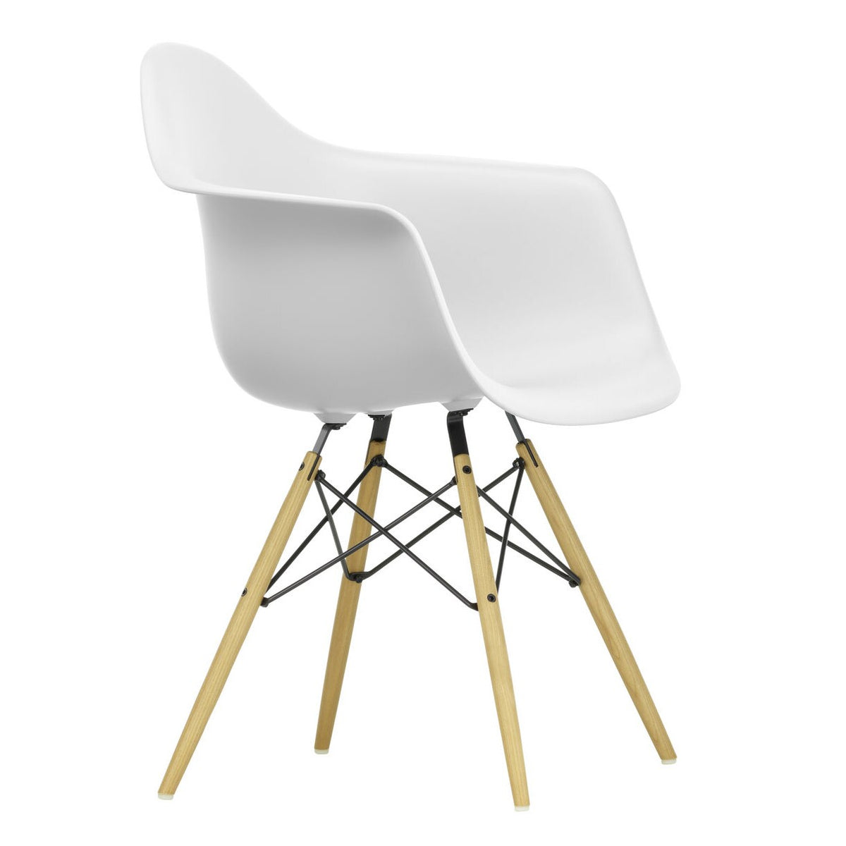Vitra Eames Plastic Armchair DAW RE Gestell Esche