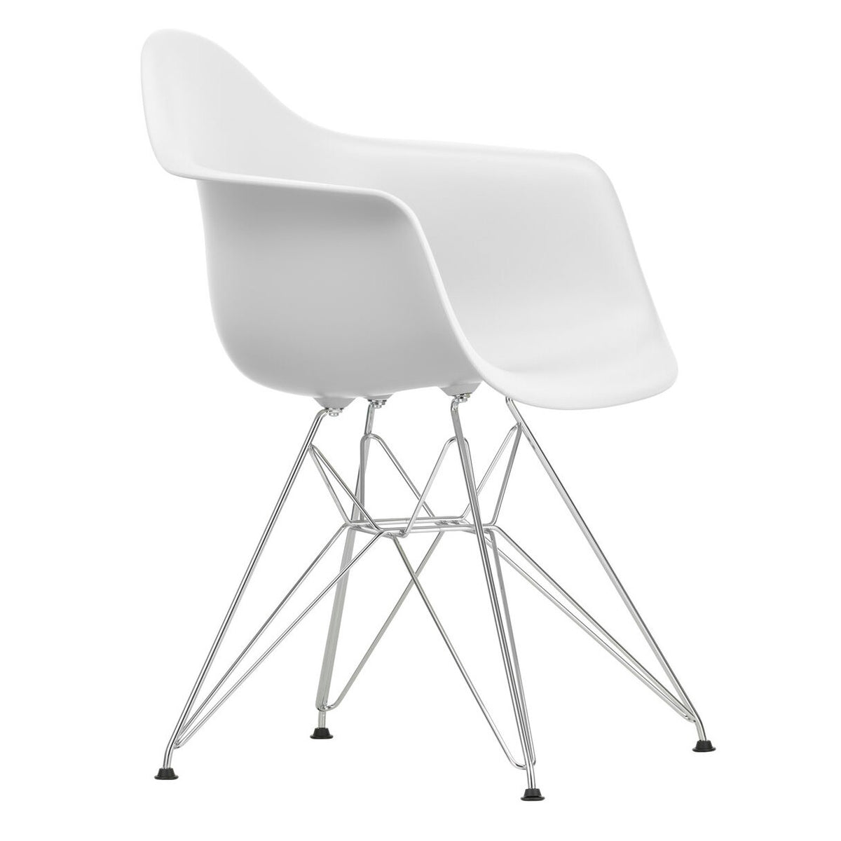 Vitra Eames Plastic Armchair DAR RE Gestell verchromt