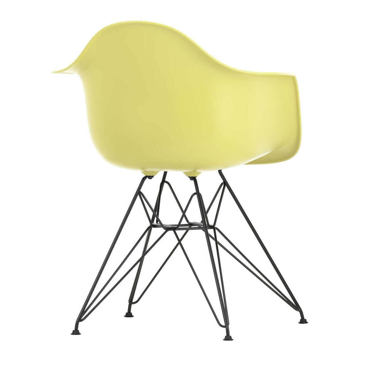 Vitra Eames Plastic Armchair DAR RE Gestell schwarz
