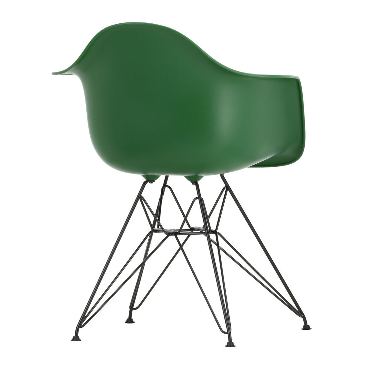 Vitra Eames Plastic Armchair DAR RE Gestell schwarz