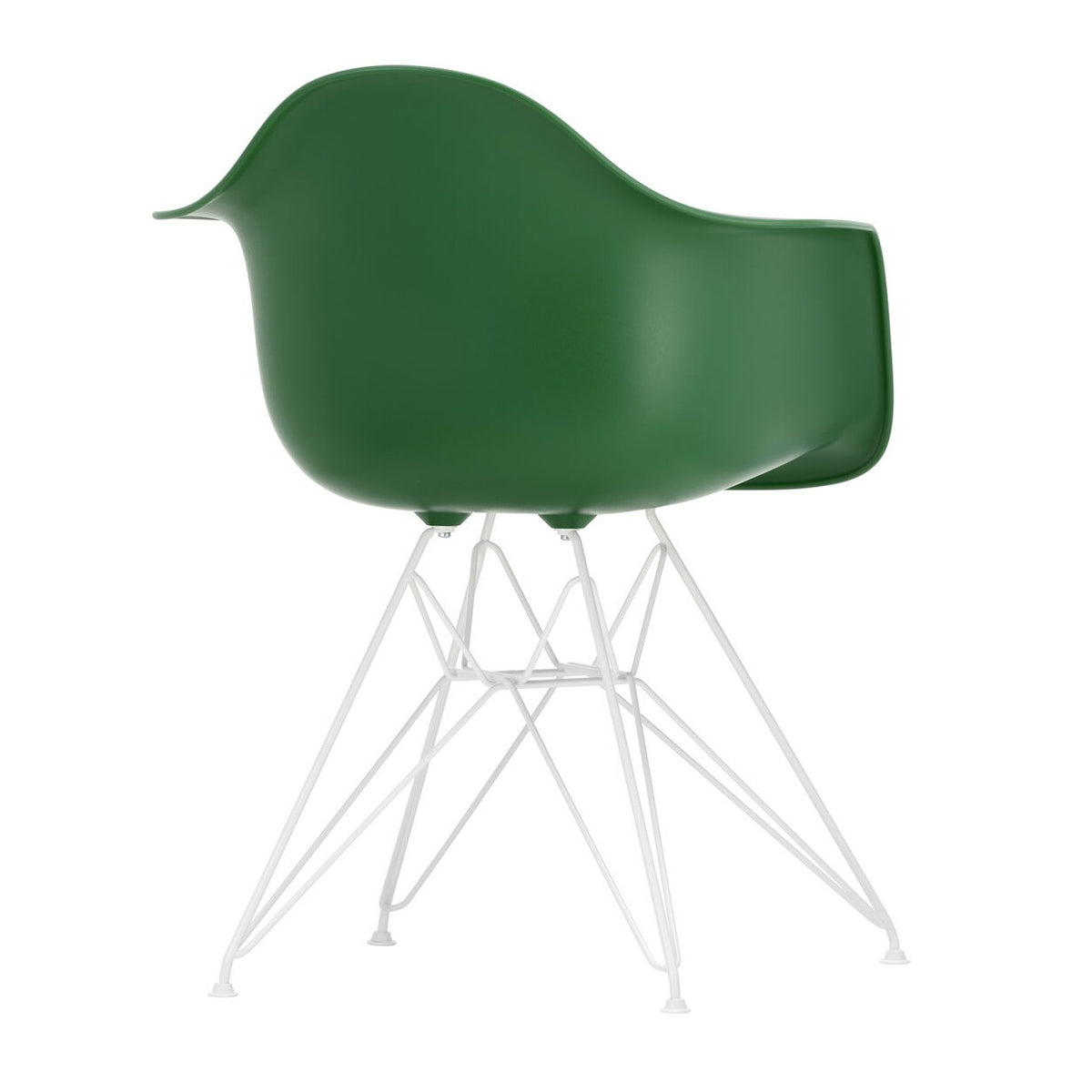Vitra Eames Plastic Armchair DAR RE Gestell weiß