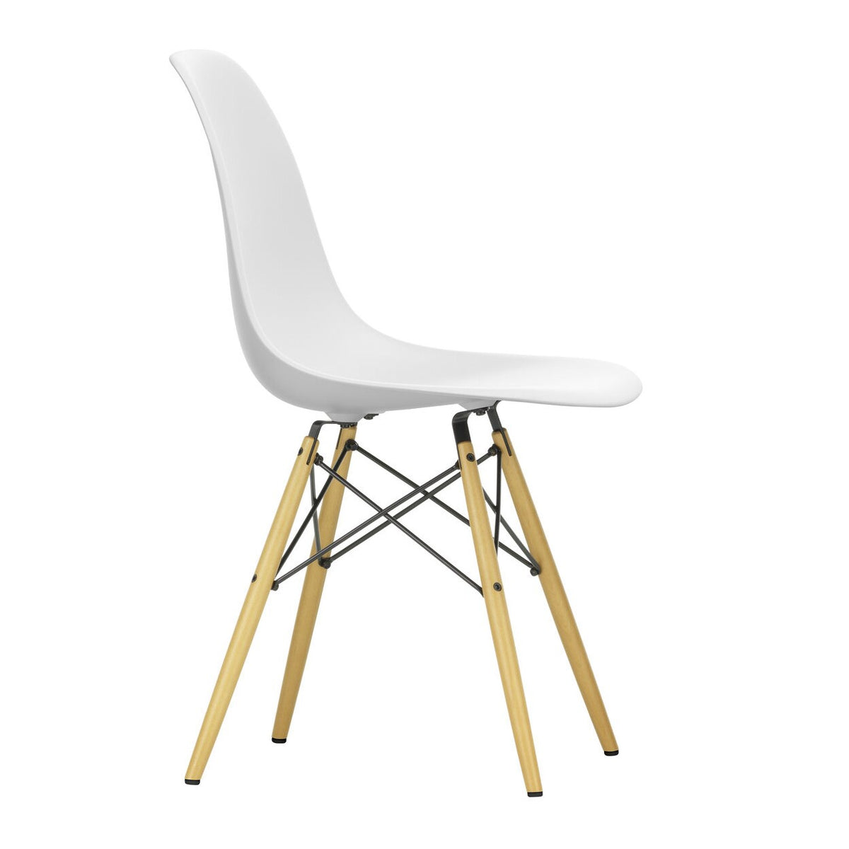Vitra Eames Plastic Side Chair DSW RE Ahorn gelblich