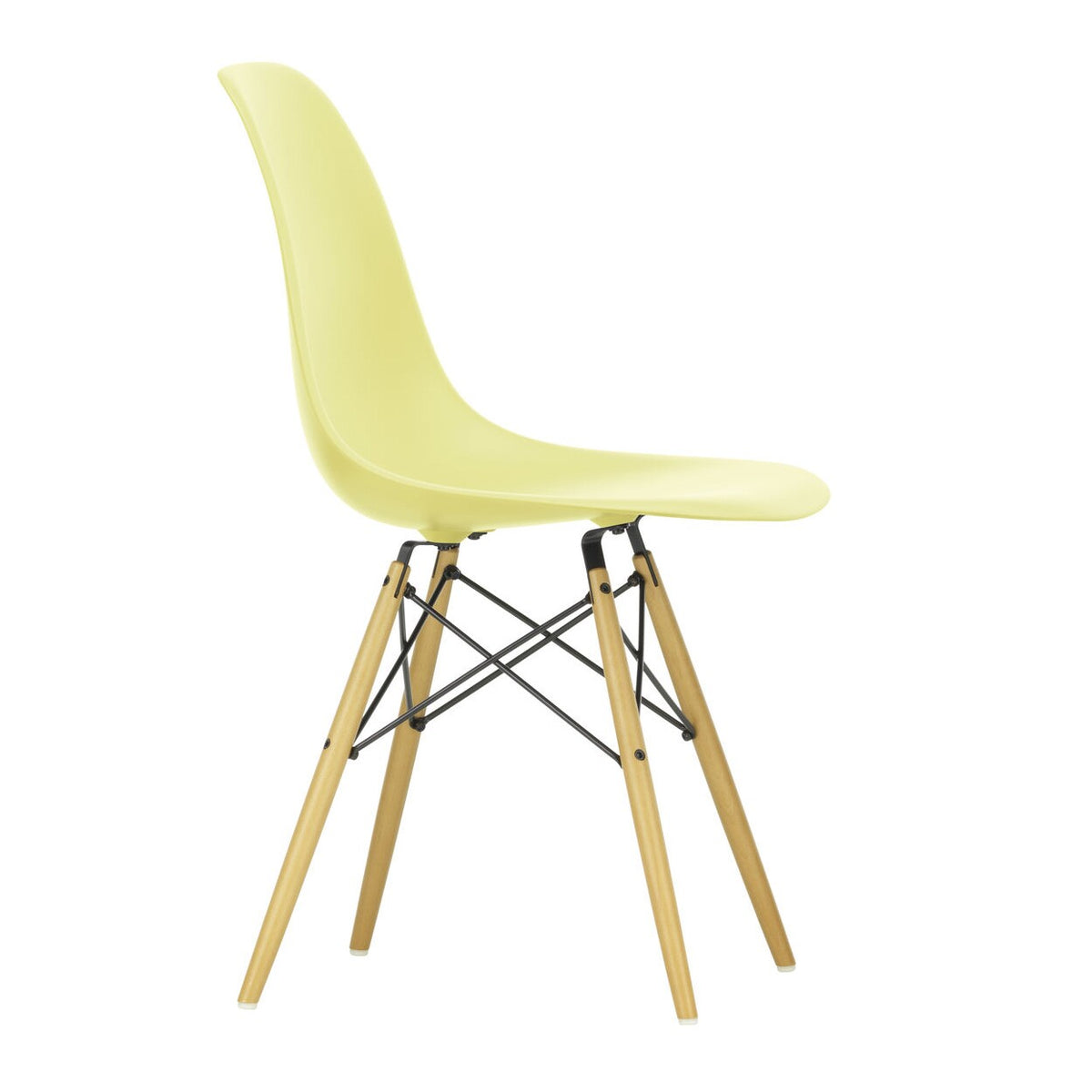 Vitra Eames Plastic Side Chair DSW RE Ahorn gelblich