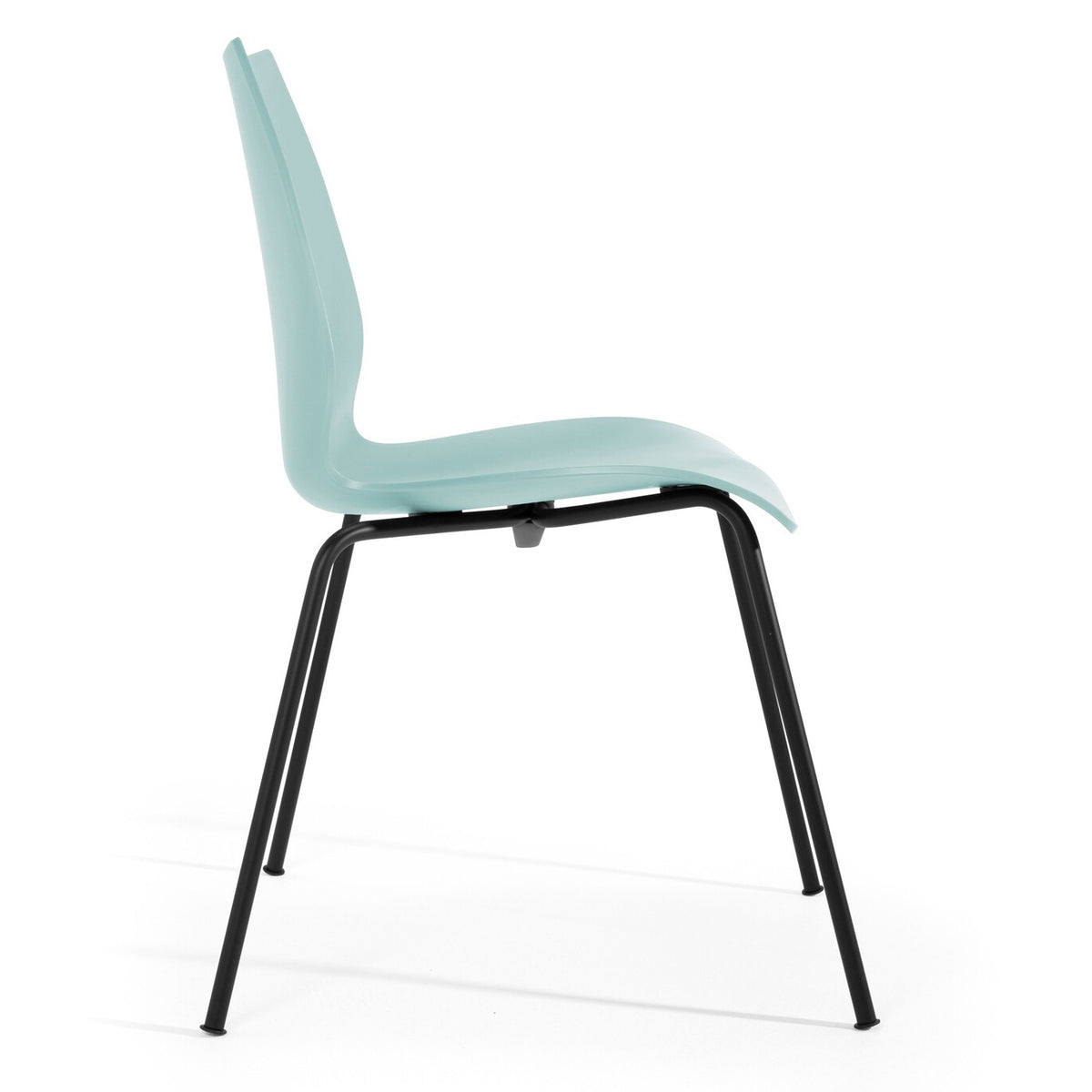 Kartell Maui Stuhl Gestell Stahlrohr schwarz lackiert