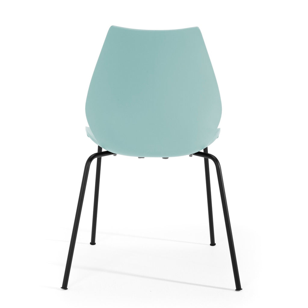 Kartell Maui Stuhl Gestell Stahlrohr schwarz lackiert