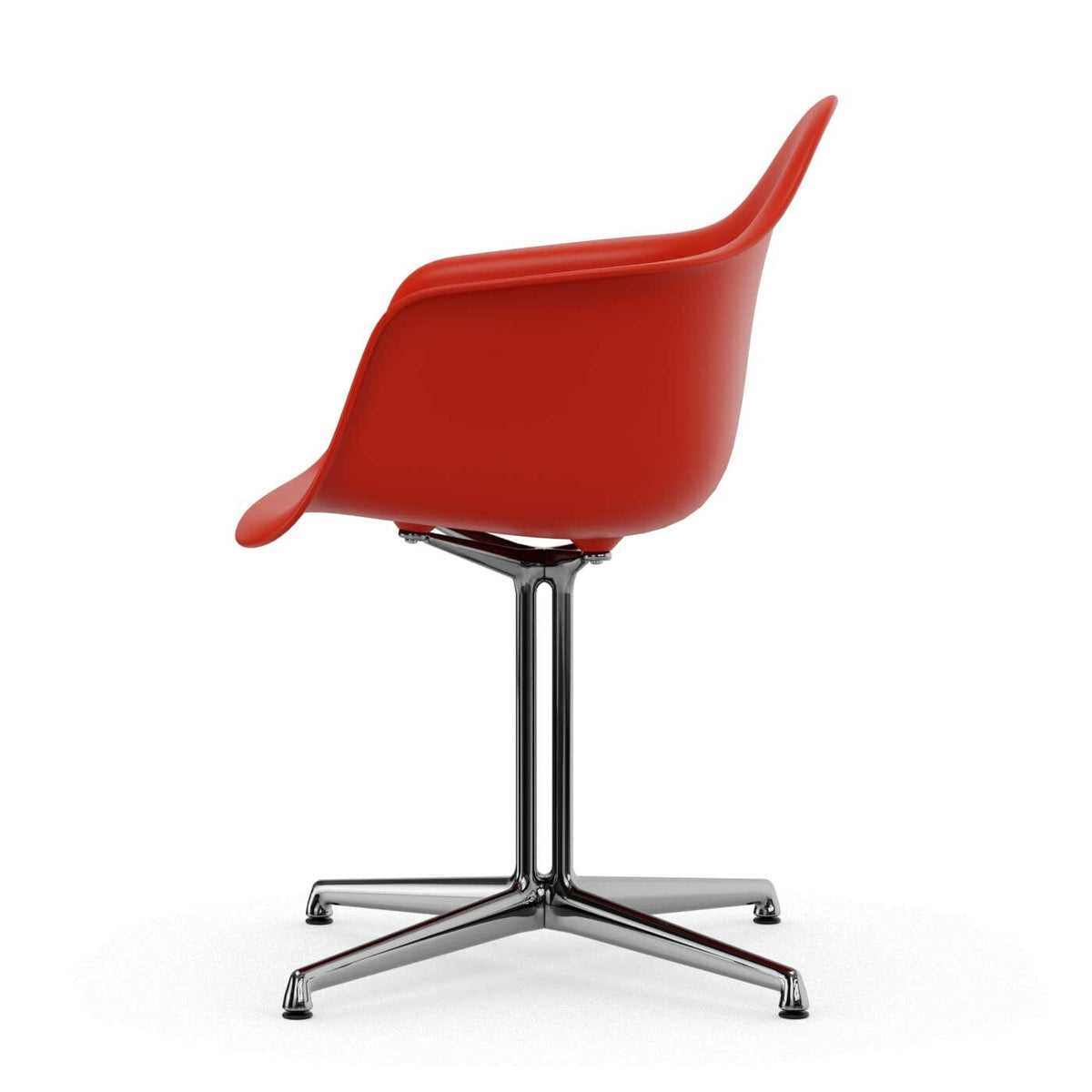 Vitra Eames Plastic Armchair DAL RE Gestell poliert