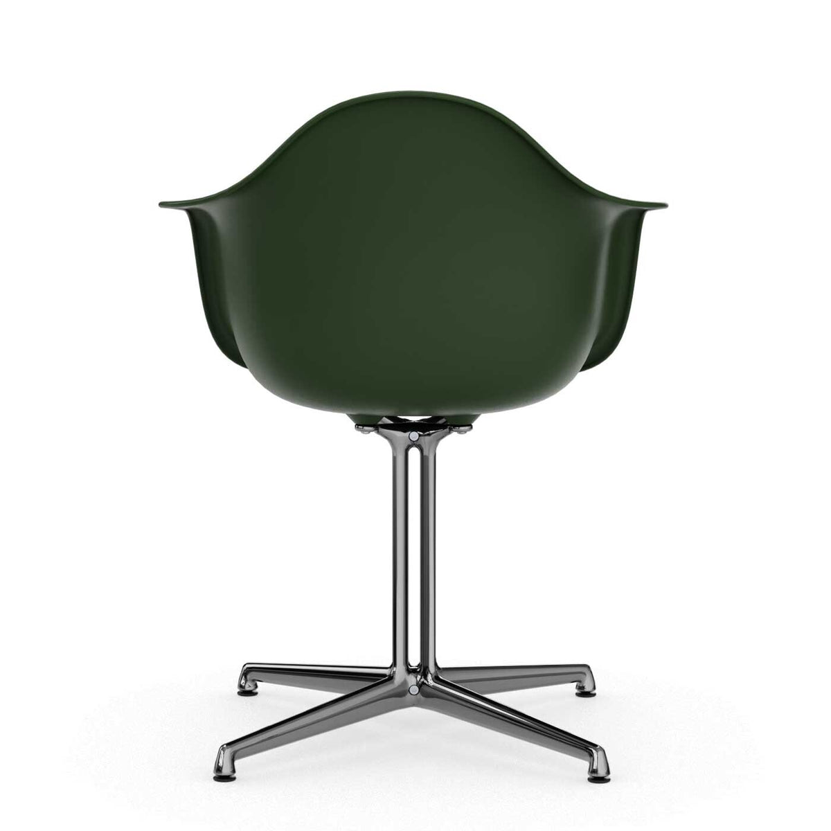 Vitra Eames Plastic Armchair DAL RE Gestell poliert