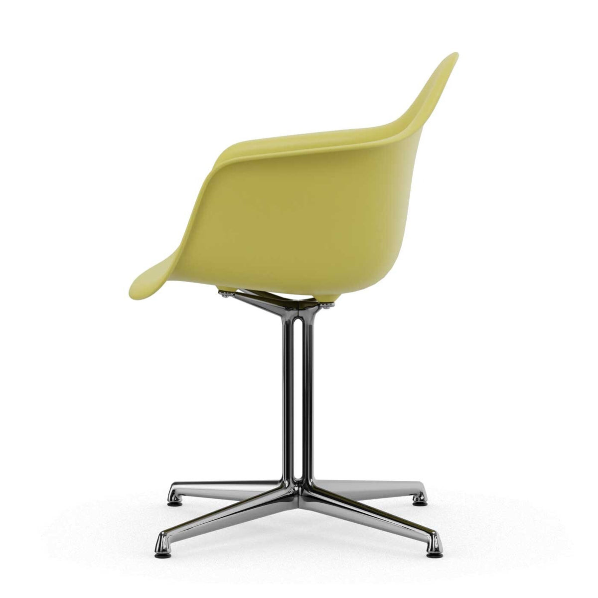 Vitra Eames Plastic Armchair DAL RE Gestell poliert