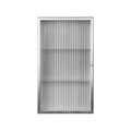 Ferm Living Haze Wandschrank geriffeltes Glas 35x60cm Edelstahl