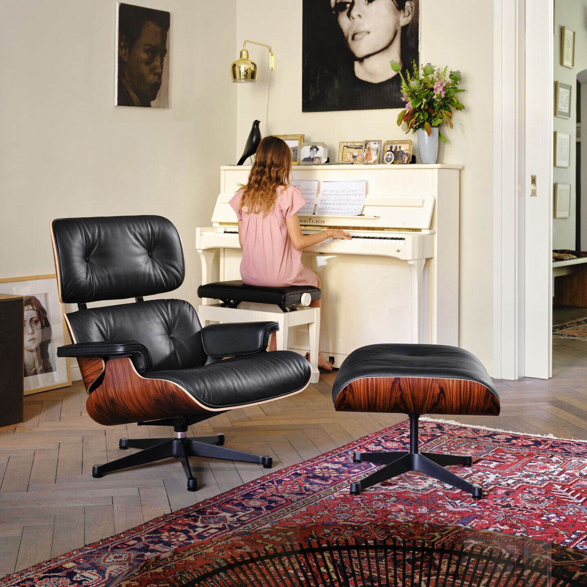 Vitra Eames Lounge Chair Sessel & Ottoman