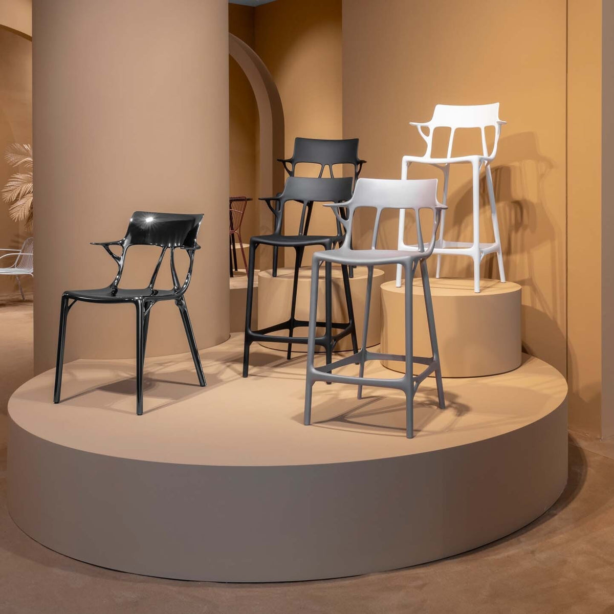 Kartell AI Barhocker 75cm