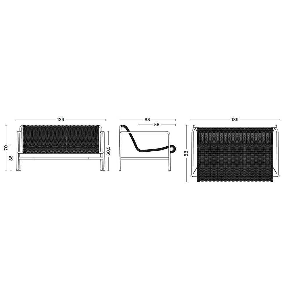 HAY Palissade Cord Lounge Sofa