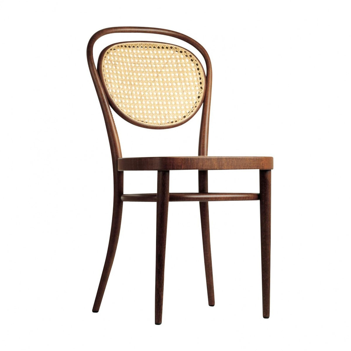 Thonet 215 R Bugholzstuhl mit Rohrgeflecht