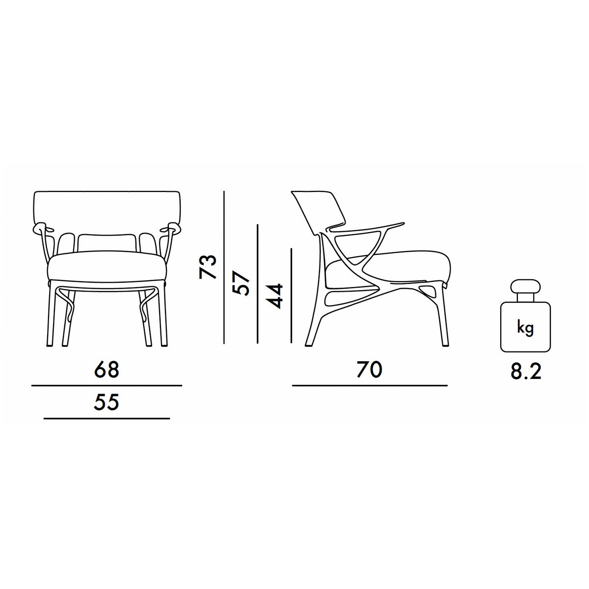 Kartell A.I. Lounge Chair