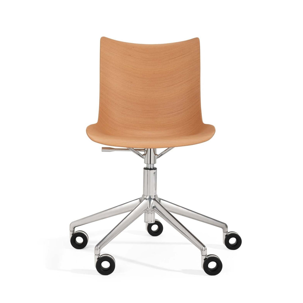 Kartell P/Wood Bürostuhl Buche