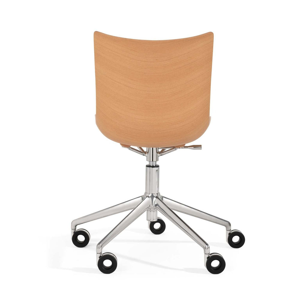 Kartell P/Wood Bürostuhl Buche