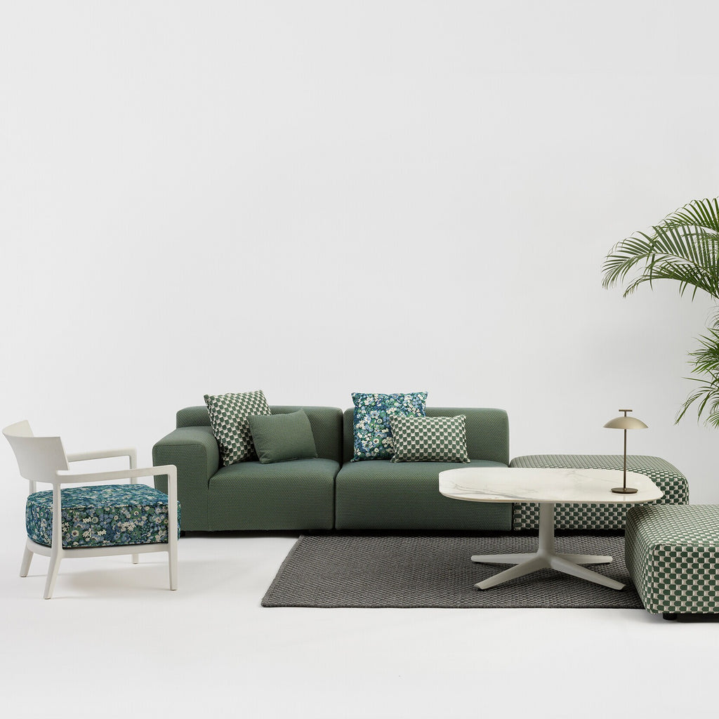 Kartell Plastics 3-Sitzer Gartensofa 264x88cm