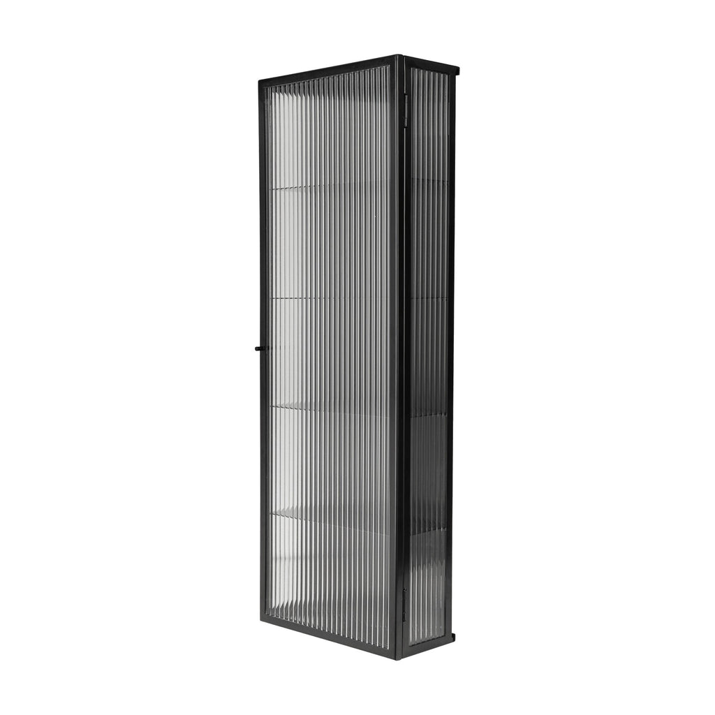 Ferm Living Haze Wandschrank geriffeltes Glas 35x100cm