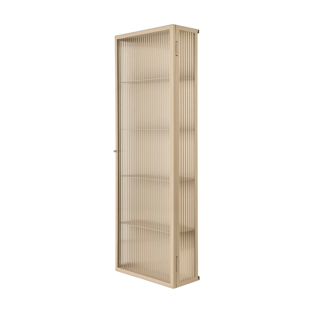 Ferm Living Haze Wandschrank geriffeltes Glas 35x100cm