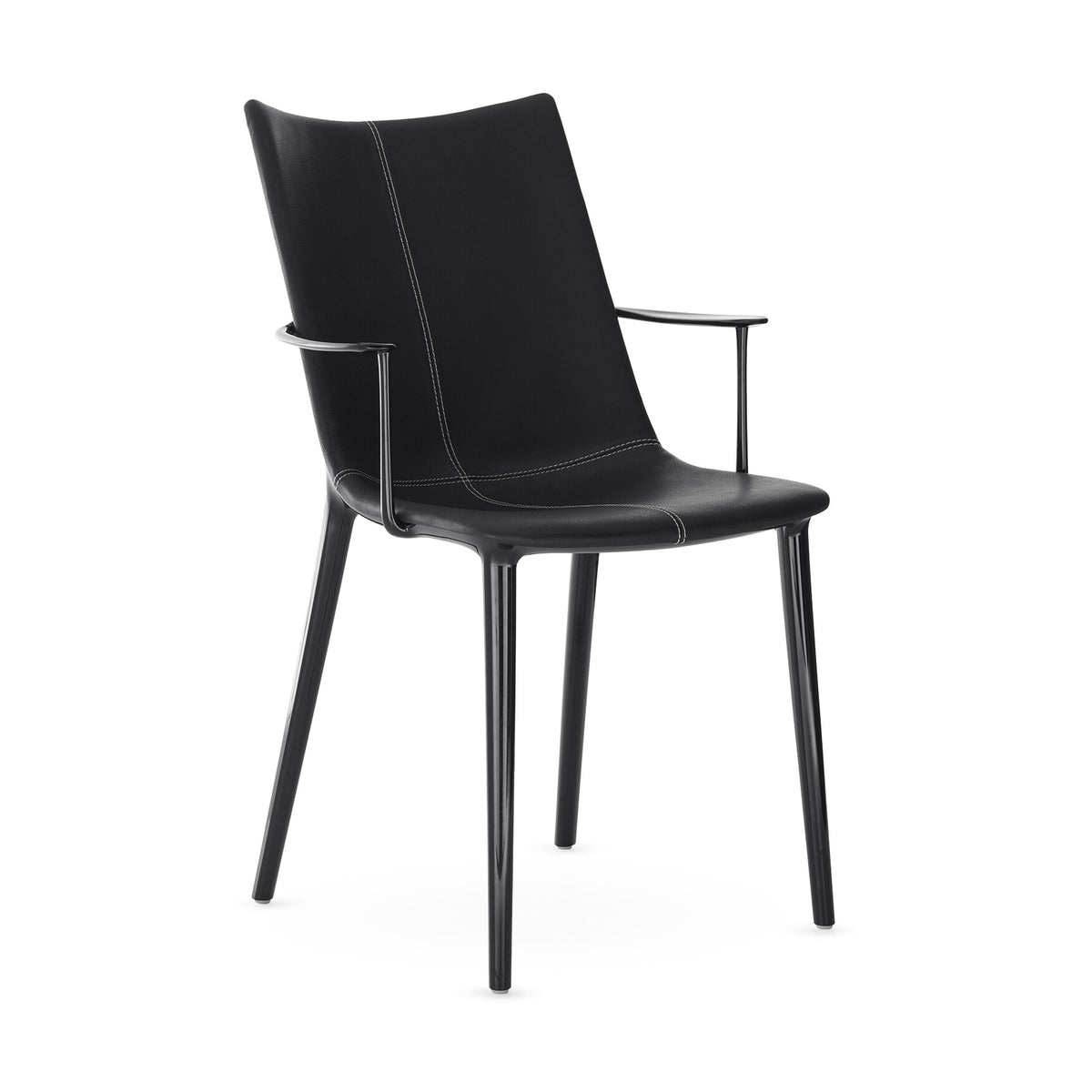 Kartell H.H.H. Armlehnstuhl Leder