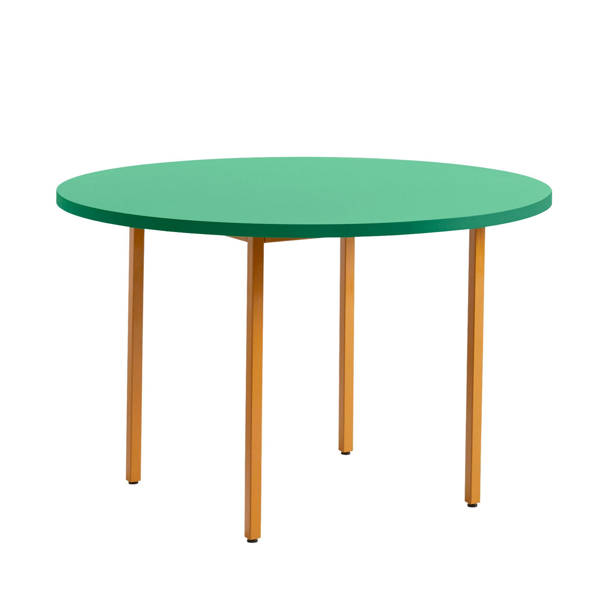 HAY Two-Colour Esstisch Gestell Ocker Ø120cm