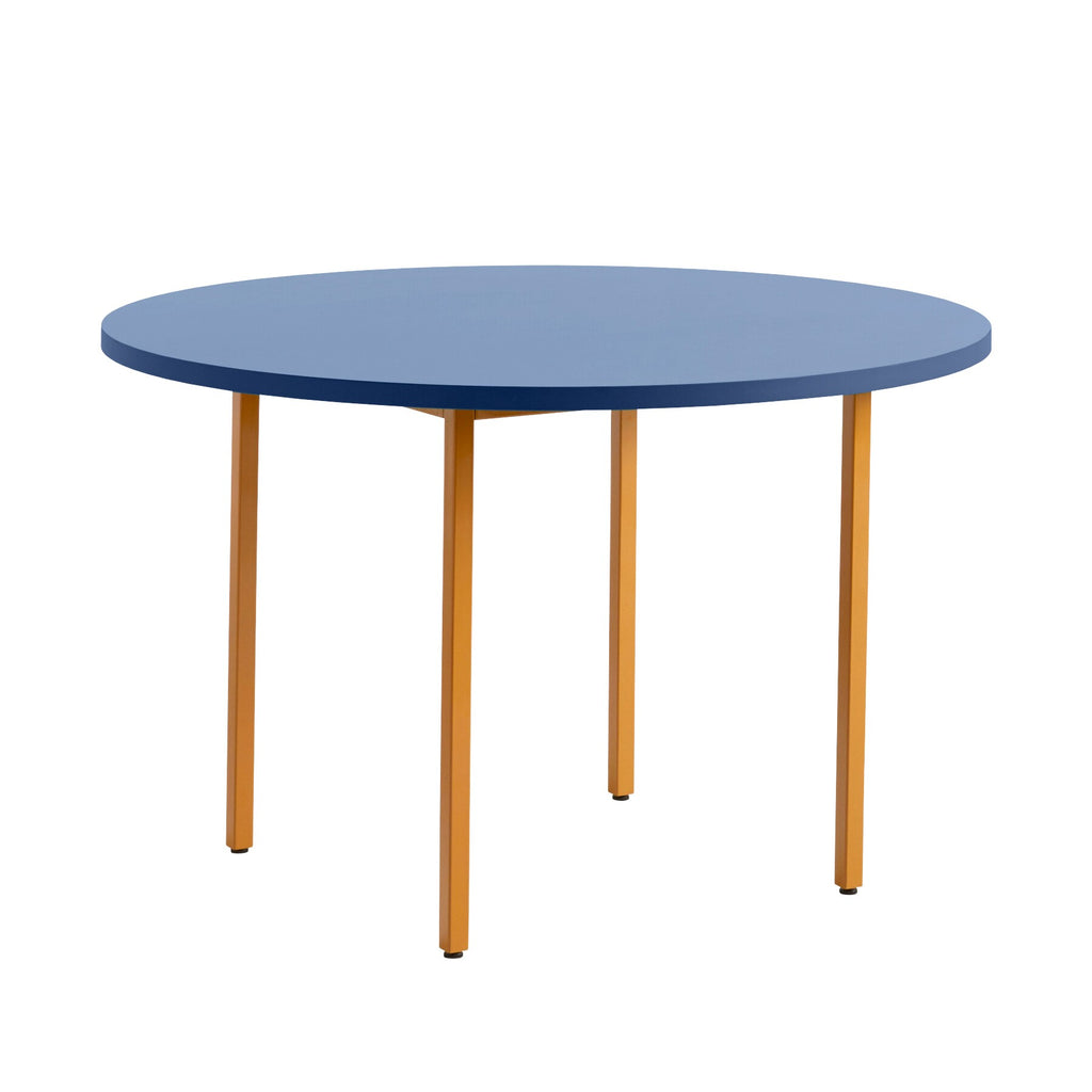 HAY Two-Colour Esstisch Gestell Ocker Ø120cm
