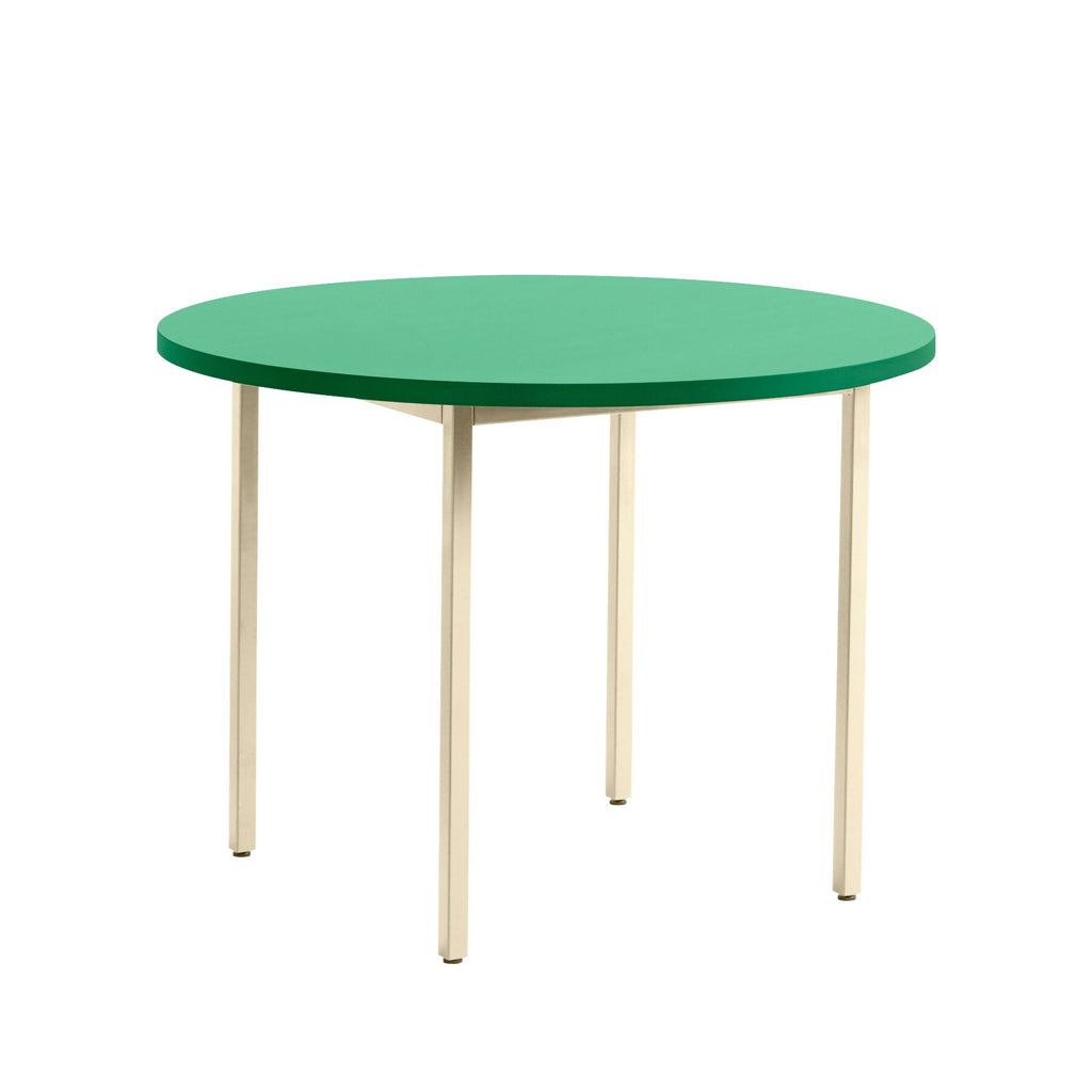 HAY Two-Colour Esstisch Gestell Elfenbein Ø105cm