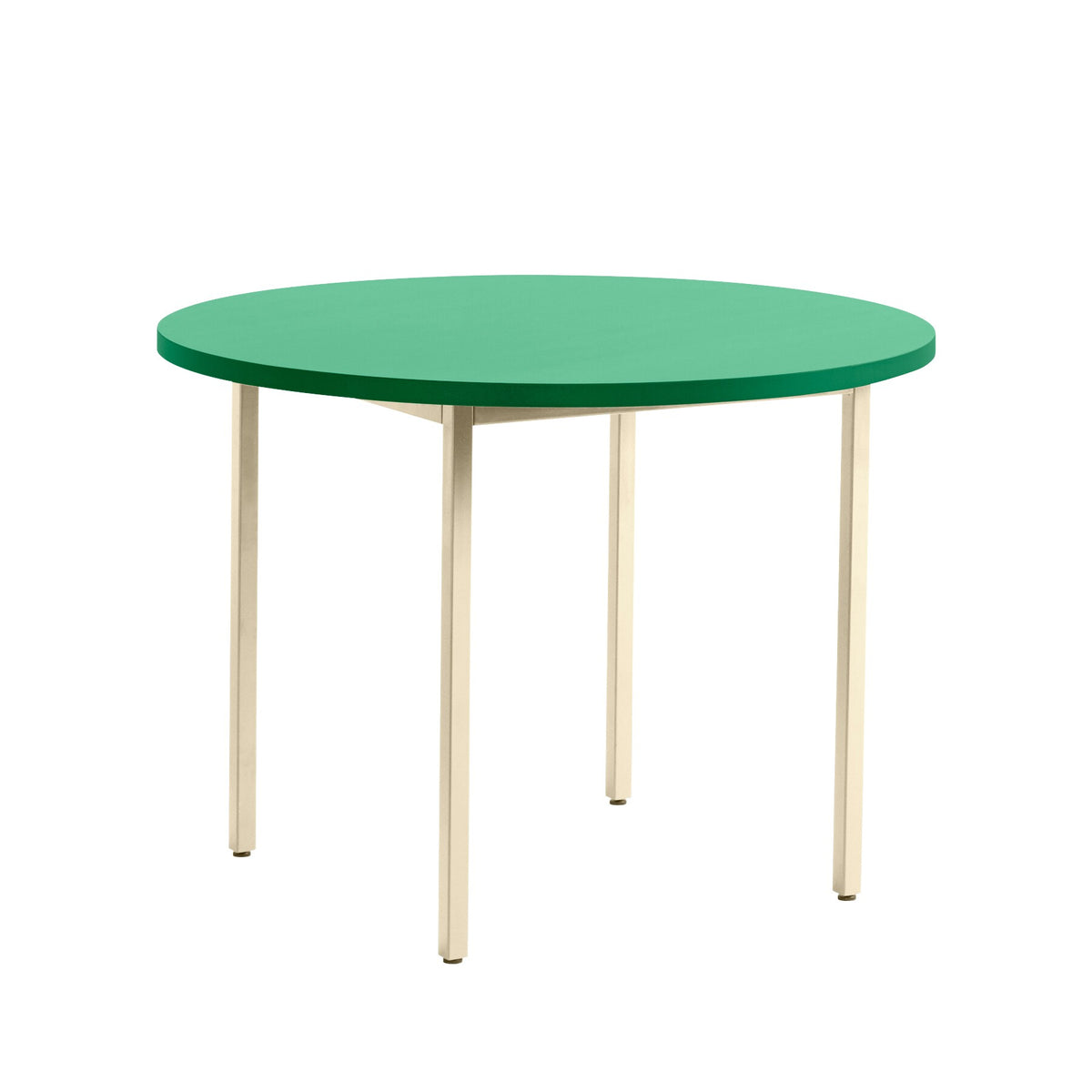 HAY Two-Colour Esstisch Gestell Elfenbein Ø105cm