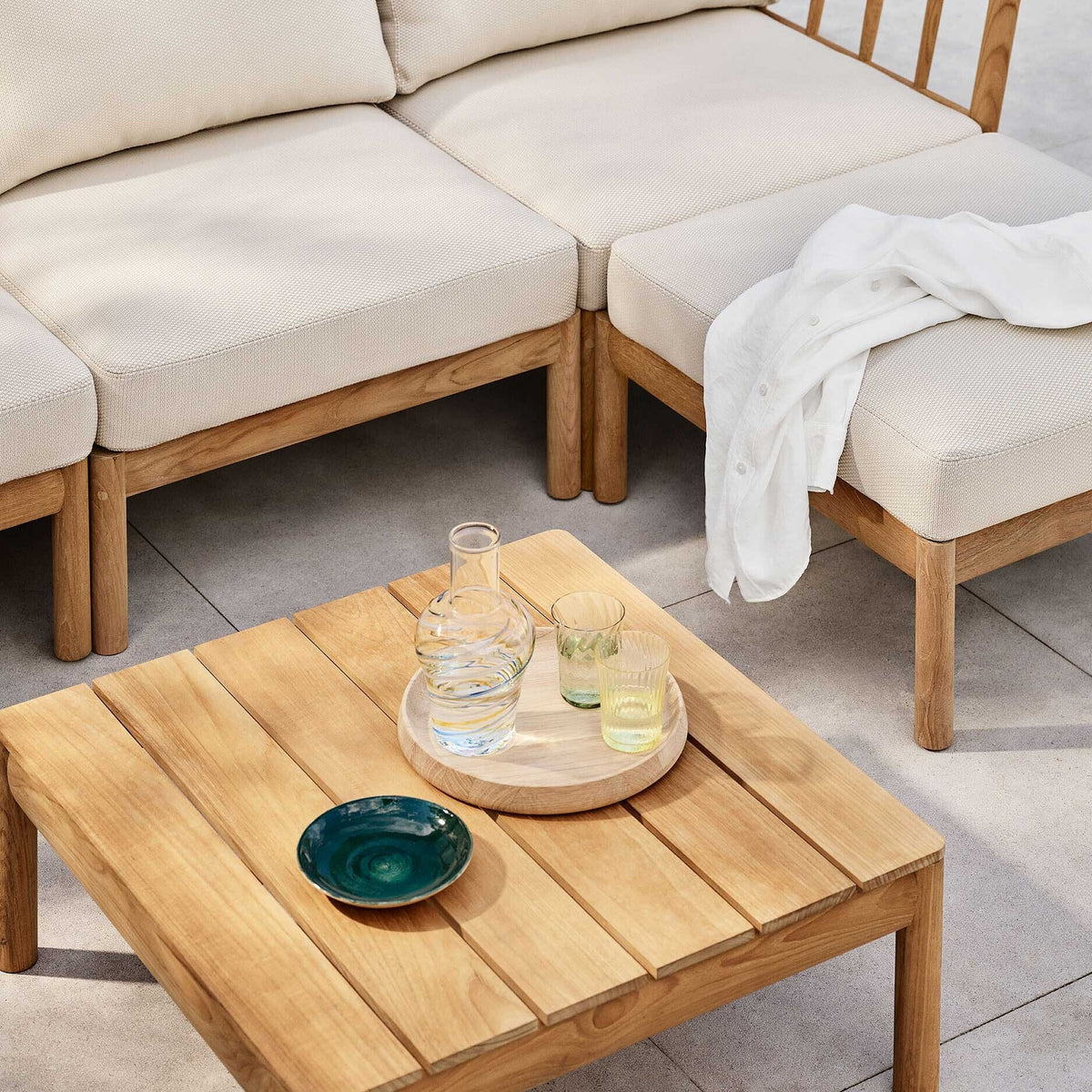Fritz Hansen Skagerak Tradition Outdoor Couchtisch H 27cm