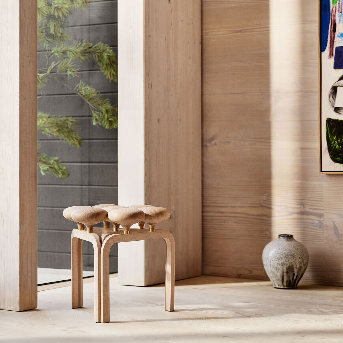 Fritz Hansen Utzon Hocker